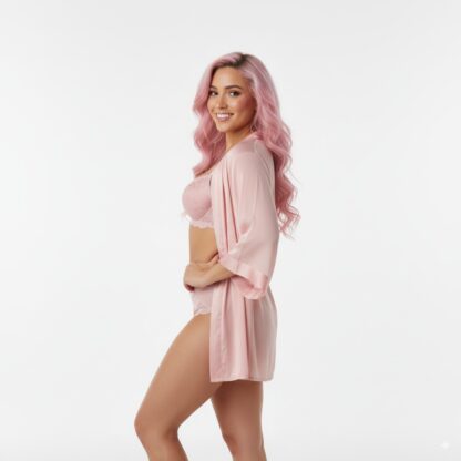 Lingerie - set rúžový – Obrázok 2