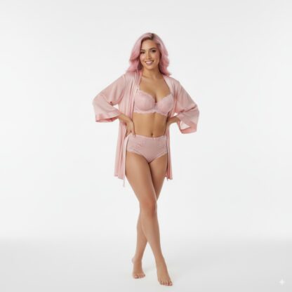 Lingerie - set rúžový – Obrázok 4